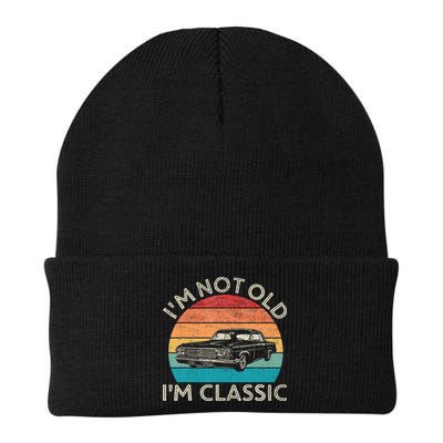 Im Not Old Im Classic Car Birthday Men S Dad Fathers Beanie