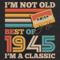 Im Not Old Best Of 1945 Im A Classic 80th Birthday Adult Drive Performance Visor