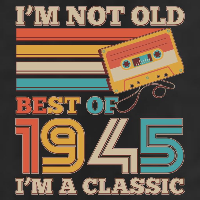 Im Not Old Best Of 1945 Im A Classic 80th Birthday Adult Drive Performance Visor