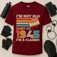 Im Not Old Best Of 1945 Im A Classic 80th Birthday Cooling Performance Crew T-Shirt