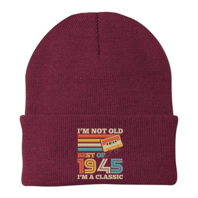 Im Not Old Best Of 1945 Im A Classic 80th Birthday Knit Cap Winter Beanie