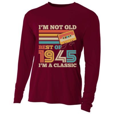 Im Not Old Best Of 1945 Im A Classic 80th Birthday Cooling Performance Long Sleeve Crew