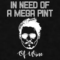 In Need Of A Mega Pint Of Wine Funny Ladies PosiCharge Tri-Blend Wicking Tank