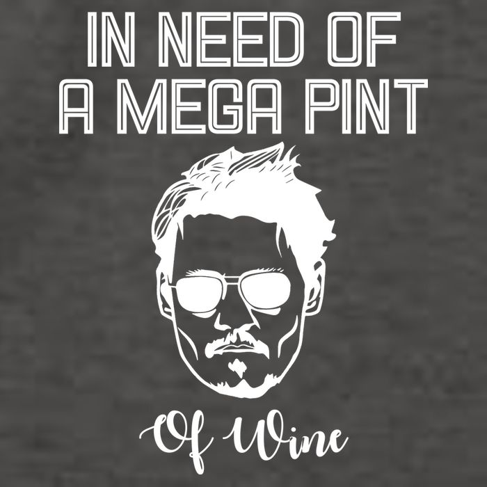 In Need Of A Mega Pint Of Wine Funny Vector Backpack