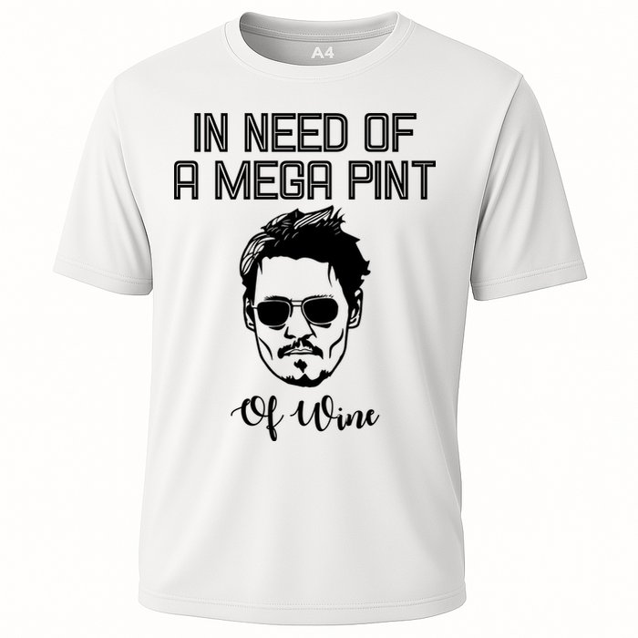 In Need Of A Mega Pint Of Wine Funny Performance Shirt