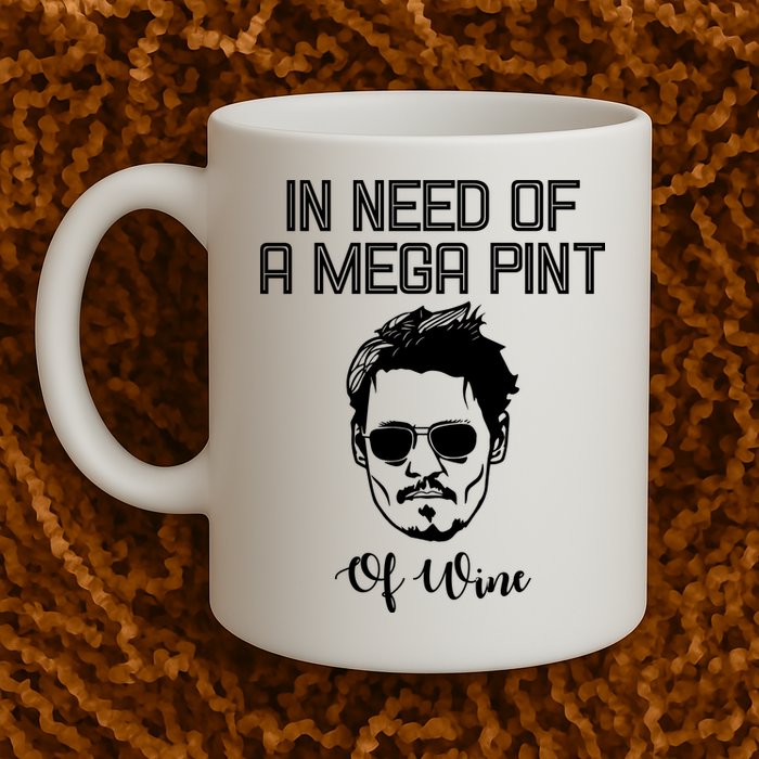 In Need Of A Mega Pint Of Wine Funny Mug