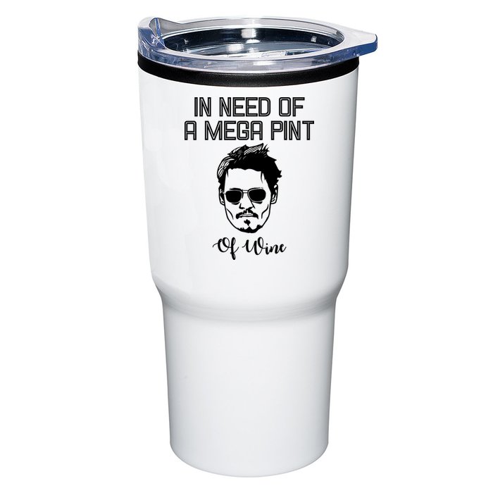 In Need Of A Mega Pint Of Wine Funny Tumbler