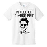 In Need Of A Mega Pint Of Wine Funny Kids T-Shirt