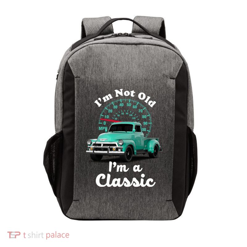 I'm Not Old I'm A Classic Vintage Car Vector Backpack