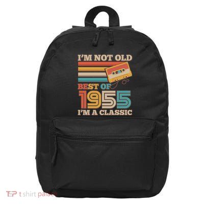 Im Not Old Best Of 1955 Im A Classic 70th Birthday 16 in Basic Backpack