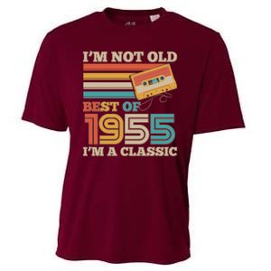 Im Not Old Best Of 1955 Im A Classic 70th Birthday Cooling Performance Crew T-Shirt