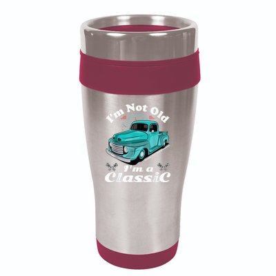 I'm Not Old I'm A Classic Vintage Car Truck Birthday Shirt 16oz Travel Tumbler