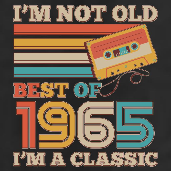 Im Not Old Best Of 1965 Im A Classic 60th Birthday Adult Drive Performance Visor