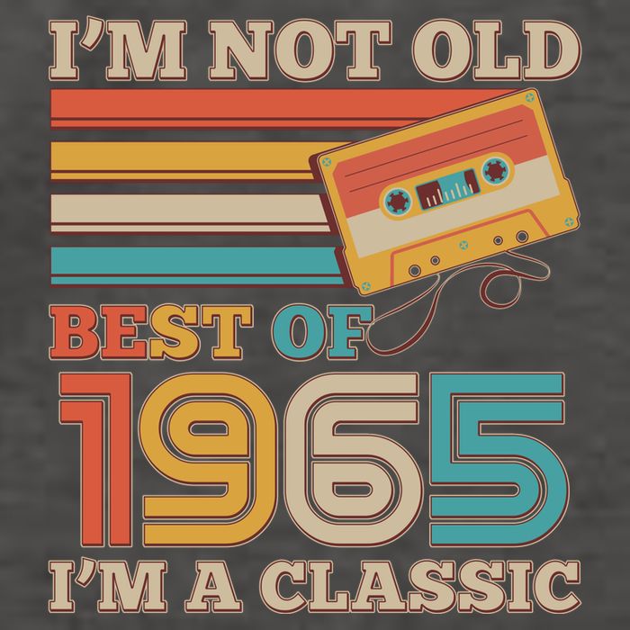 Im Not Old Best Of 1965 Im A Classic 60th Birthday Vector Backpack