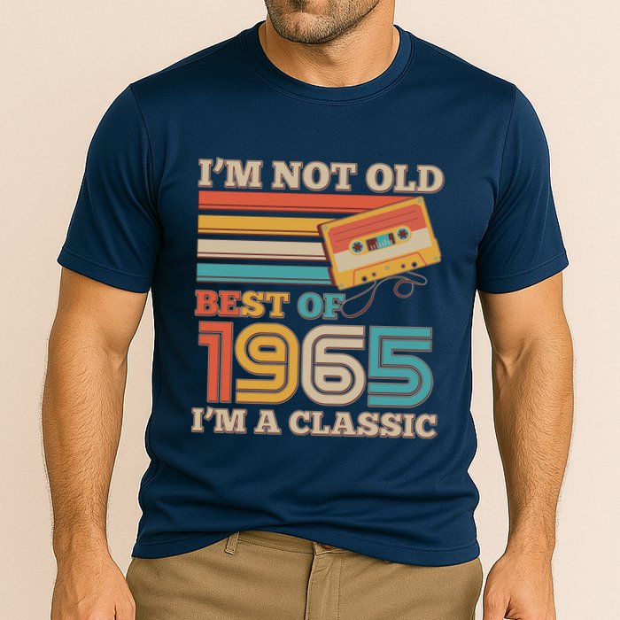 Im Not Old Best Of 1965 Im A Classic 60th Birthday Cooling Performance Crew T-Shirt