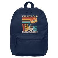 Im Not Old Best Of 1965 Im A Classic 60th Birthday 16 in Basic Backpack