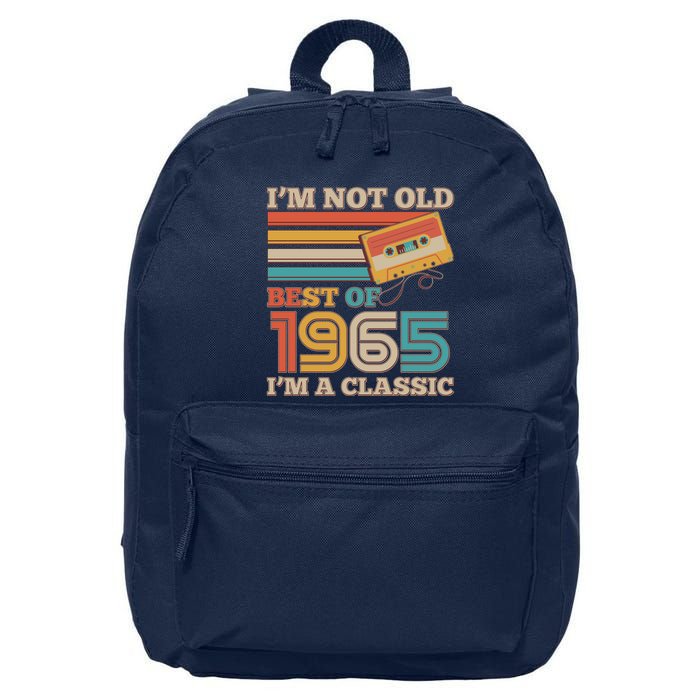 Im Not Old Best Of 1965 Im A Classic 60th Birthday 16 in Basic Backpack