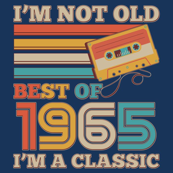Im Not Old Best Of 1965 Im A Classic 60th Birthday Premium T-Shirt
