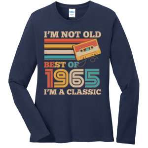 Im Not Old Best Of 1965 Im A Classic 60th Birthday Ladies Long Sleeve Shirt