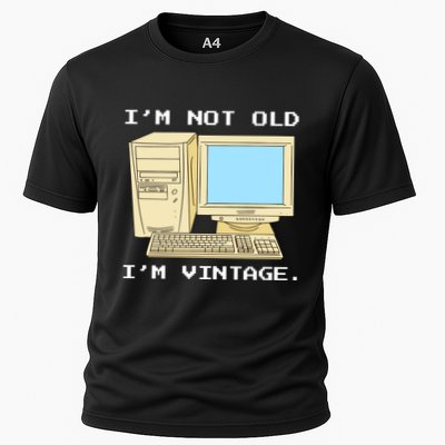 I'm Not Old I'm Vintage Funny Computer Performance Shirt