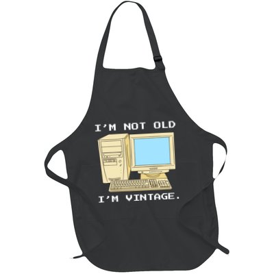 I'm Not Old I'm Vintage Funny Computer Apron
