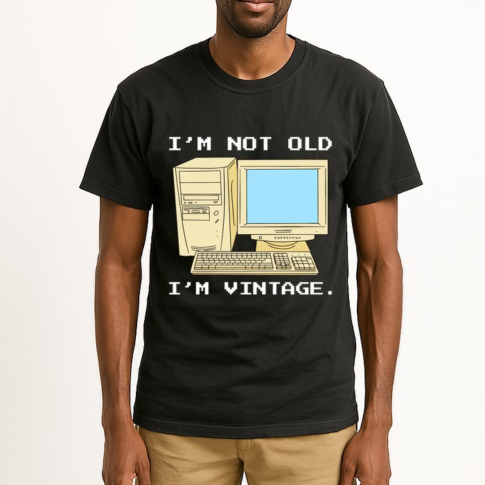 I'm Not Old I'm Vintage Funny Computer Tall T-Shirt