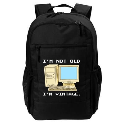 I'm Not Old I'm Vintage Funny Computer Backpack