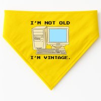 I'm Not Old I'm Vintage Funny Computer USA-Made Doggie Bandana