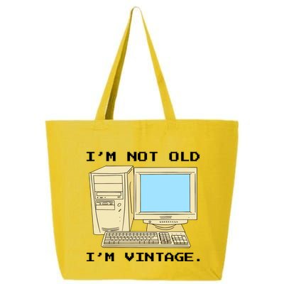 I'm Not Old I'm Vintage Funny Computer 25L Jumbo Tote