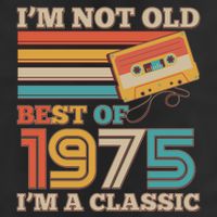 Im Not Old Best Of 1975 Im A Classic 50th Birthday Adult Drive Performance Visor