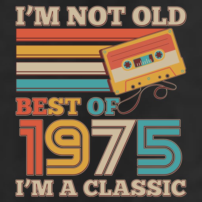 Im Not Old Best Of 1975 Im A Classic 50th Birthday Adult Drive Performance Visor