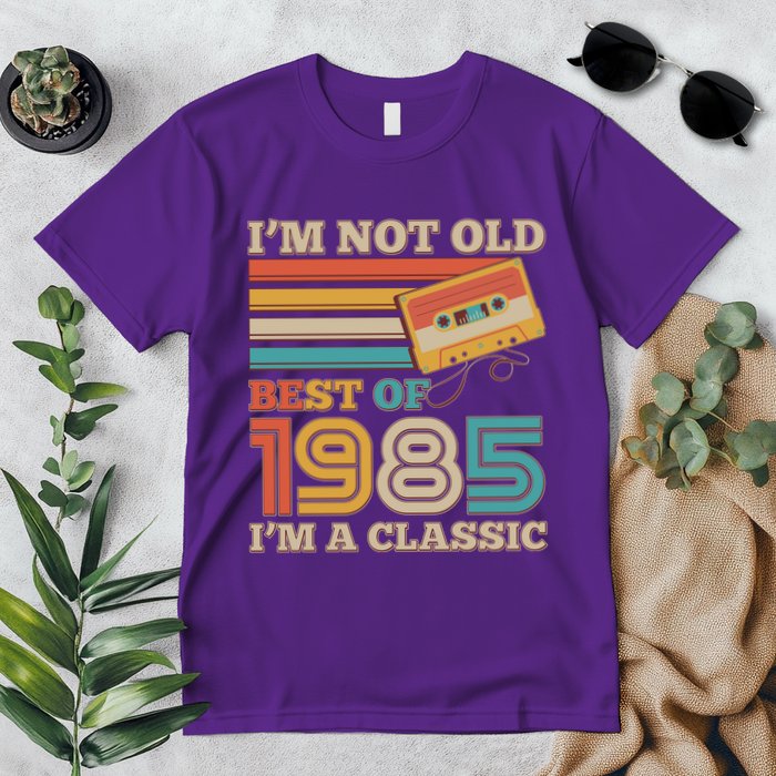 Im Not Old Best Of 1985 Im A Classic 40th Birthday Premium T-Shirt
