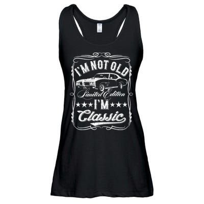 I'M Not Old I'M Classic Car Vintage S & Cars Ladies Essential Flowy Tank