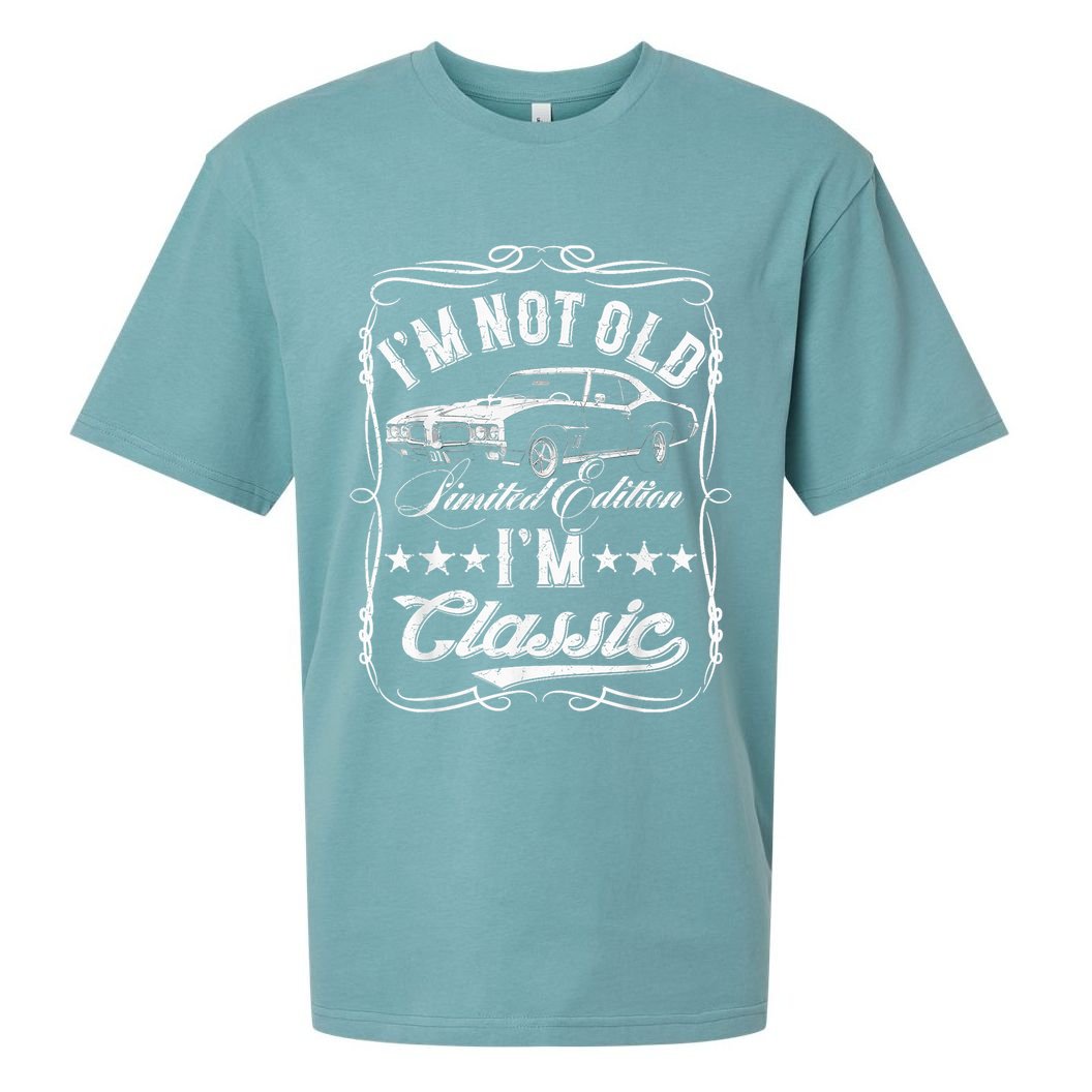 I'M Not Old I'M Classic Car Vintage S & Cars Sueded Cloud Jersey T-Shirt