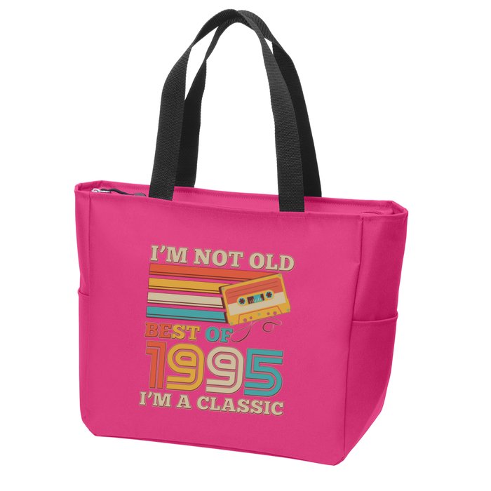 Im Not Old Best Of 1995 Im A Classic 30th Birthday Zip Tote Bag