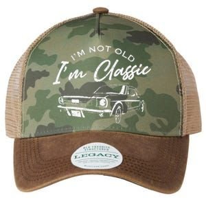 I'm Not Old I'm Classic Car Funny Dad Grandpa Birthday Legacy Tie Dye Trucker Hat