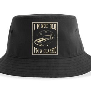 I'm Not Old I'm A Classic Shirt | Classic Car Sustainable Bucket Hat