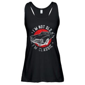 IM Not Old IM Classic Funny Retro Cool Car Graphic Ladies Essential Flowy Tank