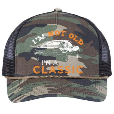 I'm not old I'm Classic - Car Retro Rope Trucker Hat Cap