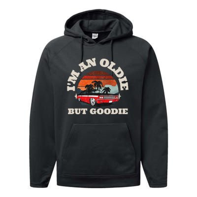 IM Not Old IM Classic Funny Car Graphic Design Performance Fleece Hoodie