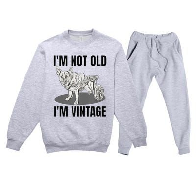 IM Not Old IM Premium Crewneck Sweatsuit Set