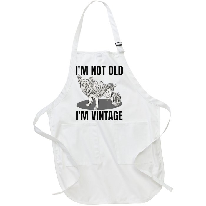 IM Not Old IM Full-Length Apron With Pockets