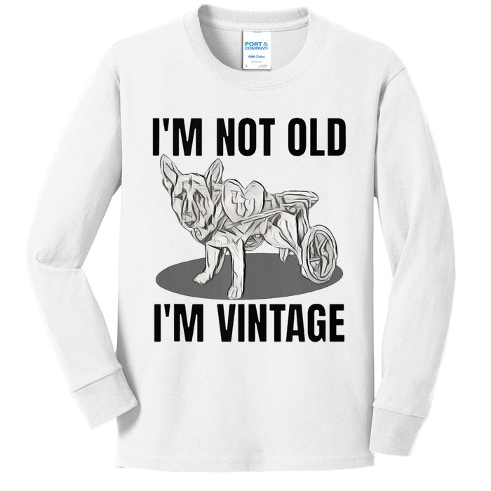 IM Not Old IM Kids Long Sleeve Shirt