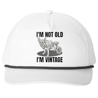 IM Not Old IM Snapback Five-Panel Rope Hat