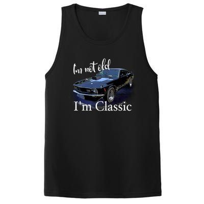 IM Not Old IM Classic Retro Muscle Car Art Birthday PosiCharge Competitor Tank