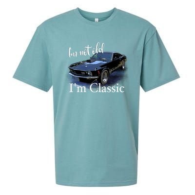 IM Not Old IM Classic Retro Muscle Car Art Birthday Sueded Cloud Jersey T-Shirt