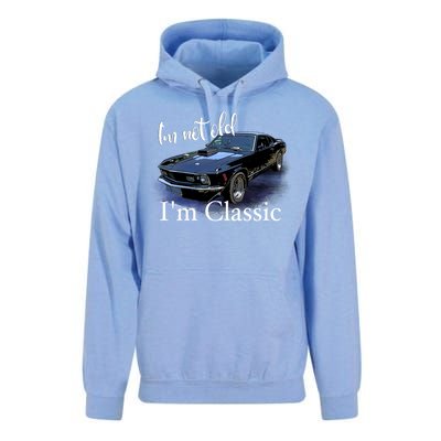 IM Not Old IM Classic Retro Muscle Car Art Birthday Unisex Surf Hoodie