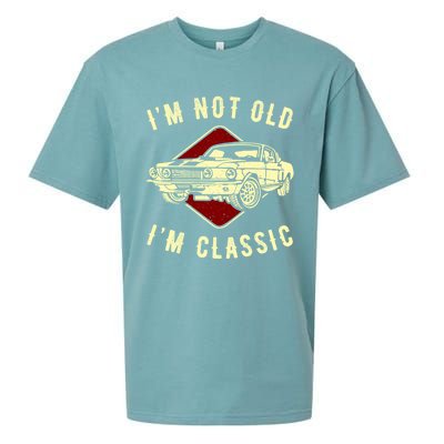 IM Not Old IM Classic Funny Car Graphic Retro Sueded Cloud Jersey T-Shirt