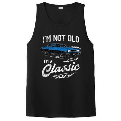 I'm Not Old I'm Classic Funny 60s Muscle Car Lover Gift PosiCharge Competitor Tank