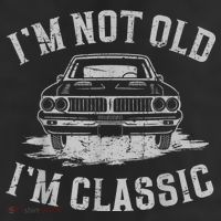 Im Not Old Im Classic Im Not Old Im Classic Tee Funny 7 Panel Mesh Trucker Snapback Hat